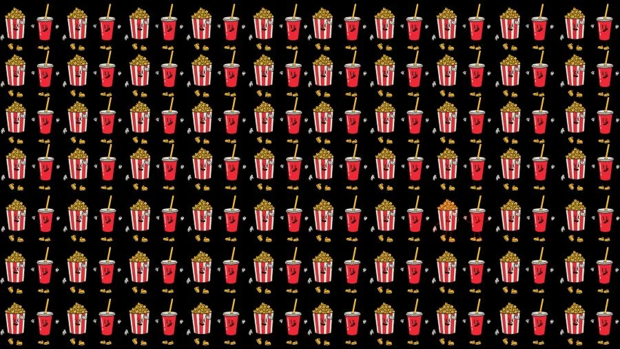 Optical Illusion Eye Test: Try to find the Odd Popcorn in this Image