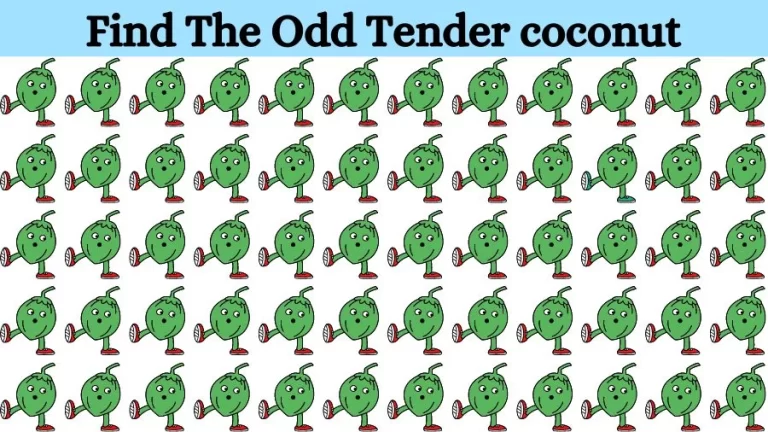 Optical Illusion Eye Test: Try to find the Odd Tender Coconut in this Image