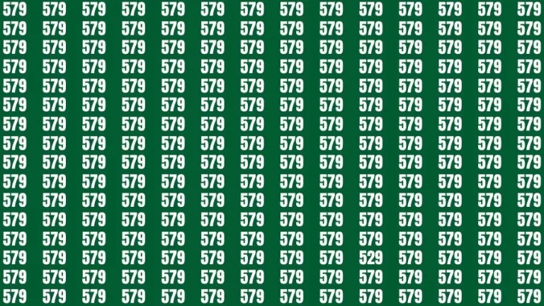 Optical Illusion: If you have Extra Sharp Eyes Find the Number 529 in 16 Secs