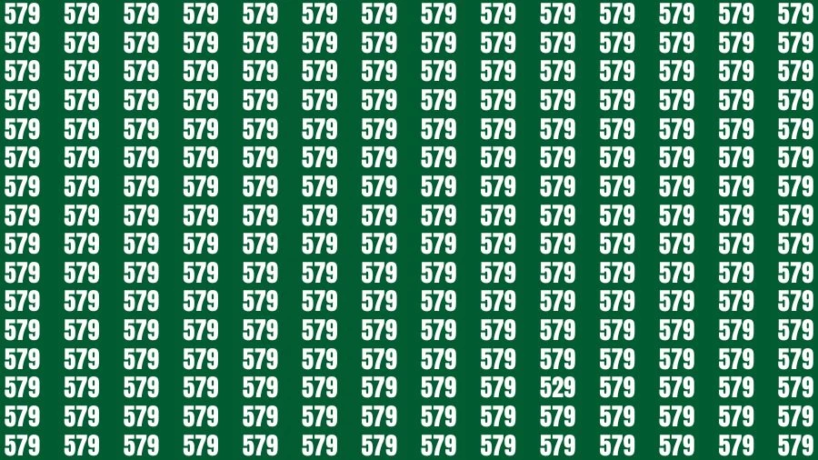 Optical Illusion: If you have Extra Sharp Eyes Find the Number 529 in 16 Secs