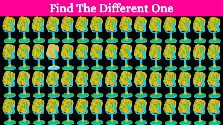 Test Visual Acuity – Can you spot the Odd One Out in this Image?