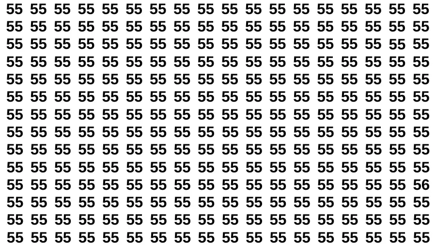 Thinking Test: Can you Spot the Hidden Number 56 in 12 Secs