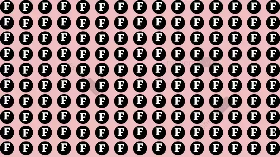 Try to spot the Hidden Letter E in 20 Secs