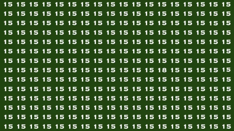 Visual perception: If you have Eagle Eyes Find the number 23 among 32 in 12 Secs