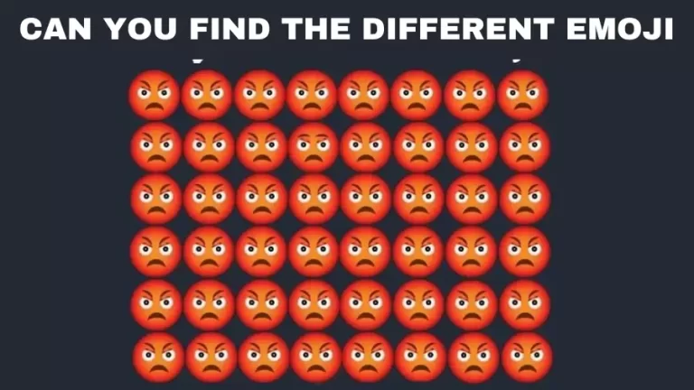 Visual Test: Can you Find the Different Emoji in Less than 15 Seconds?