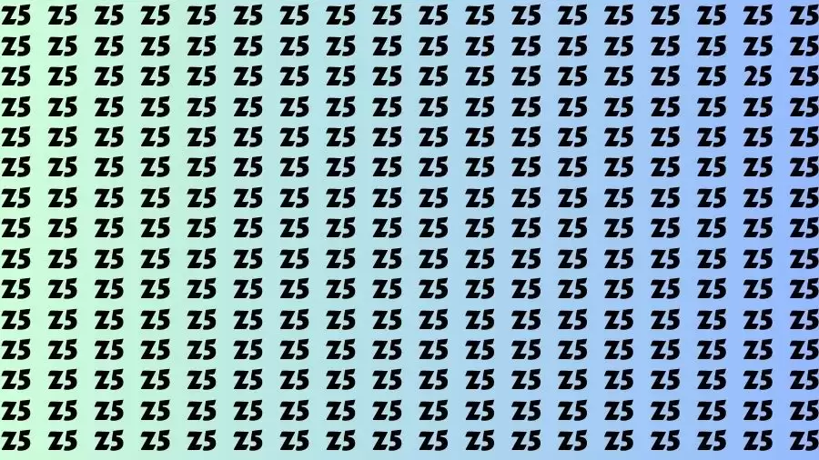 Visual Test: If you have 50/50 Vision Find the Number 25 in 13 Secs