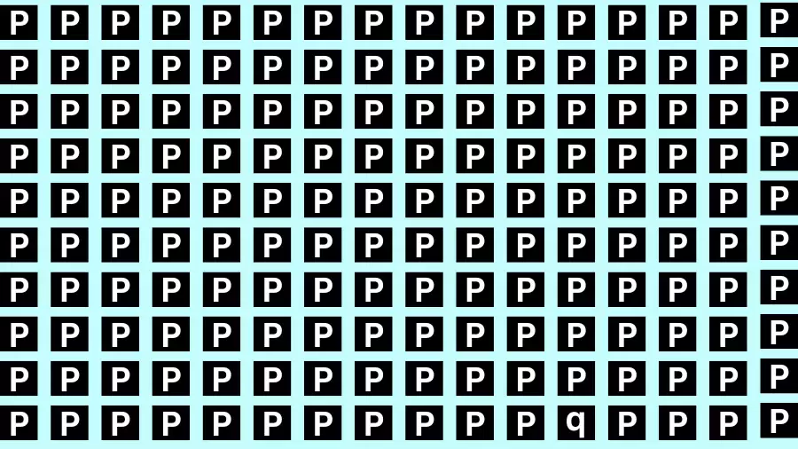 Visual Test: If you have Eagle Eyes Find the Letter Q in 15 Secs