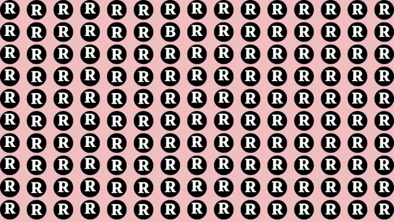 Test Visual Acuity: If you have Eagle Eyes Find the Letter B among R in 10 Secs