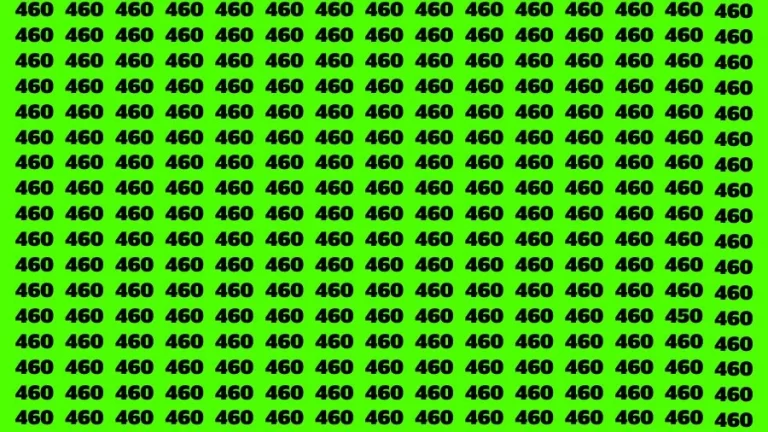 Optical Illusion Eye Test: If you have Eagle Eyes Find the Number 450 in 18 Secs