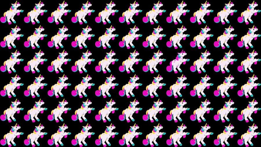 Optical Illusion Visual Test: If you have Eagle Eyes find the Odd Horse in 18 Seconds