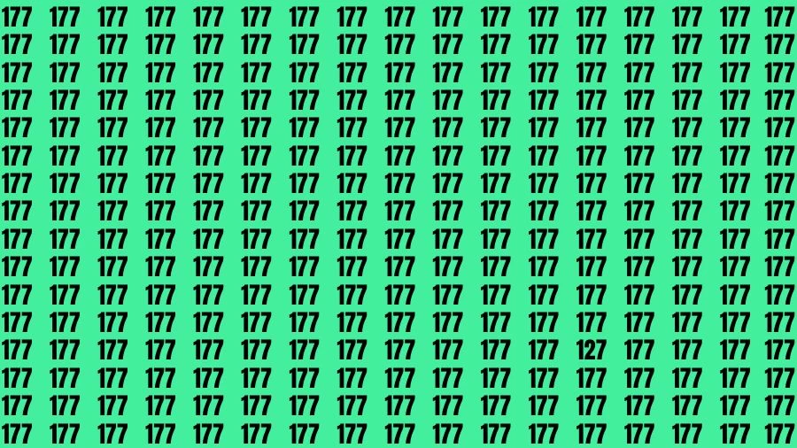 Optical Illusion Brain Challenge: If you have 50/50 Vision Find the number 127 in 15 Secs