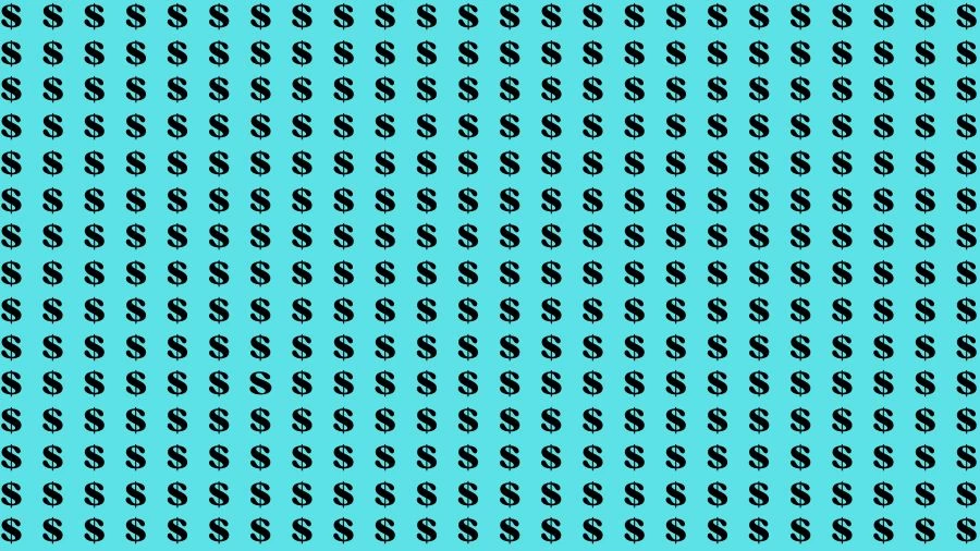 Optical Illusion Brain Test: If you have Sharp Eyes Find the Letter S in 20 Secs