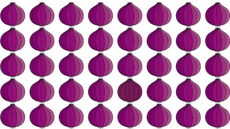 Optical Illusion Brain Challenge: If you have Eagle Eyes find the Odd Onion in 20 Seconds