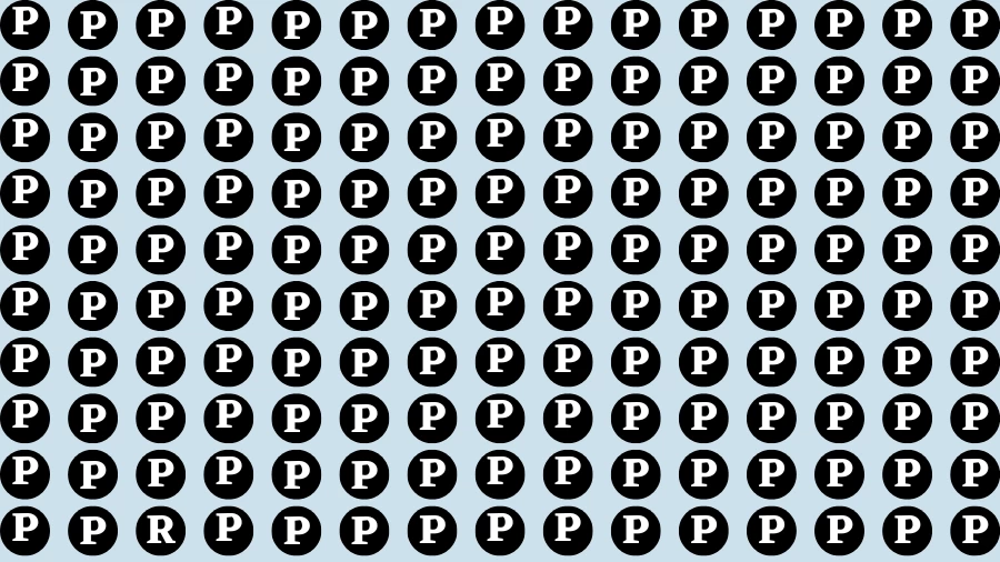 Observation Find it Out: If you have Sharp Eyes Find the Letter R in 12 Secs