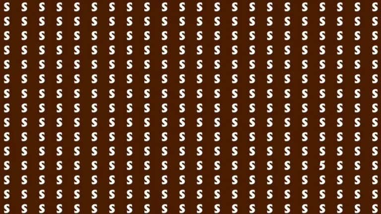 Optical Illusion Eye Test: If you have Eagle Eyes Find the number 5 in 15 Secs