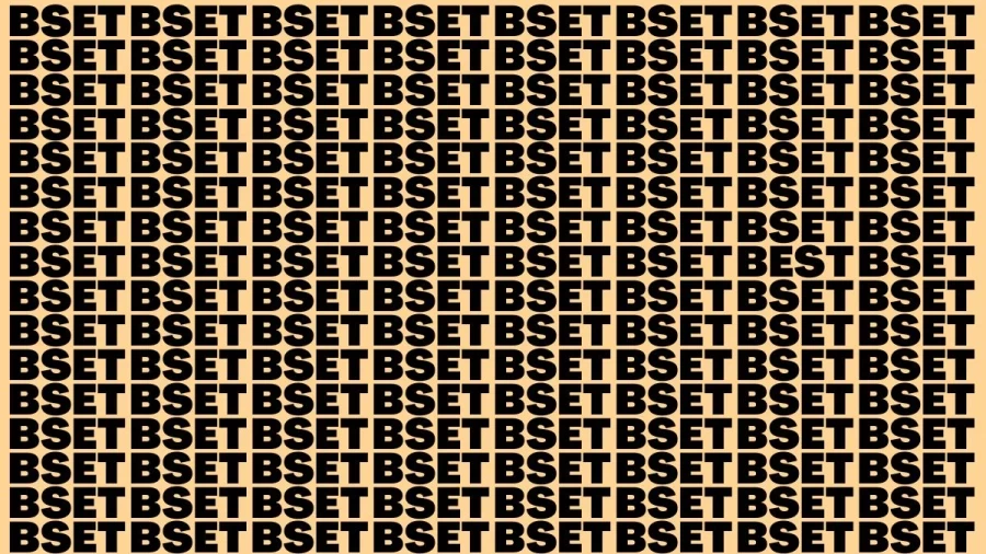 Observation Brain Test: If you have Eagle Eyes Find the Word Best in 12 Secs