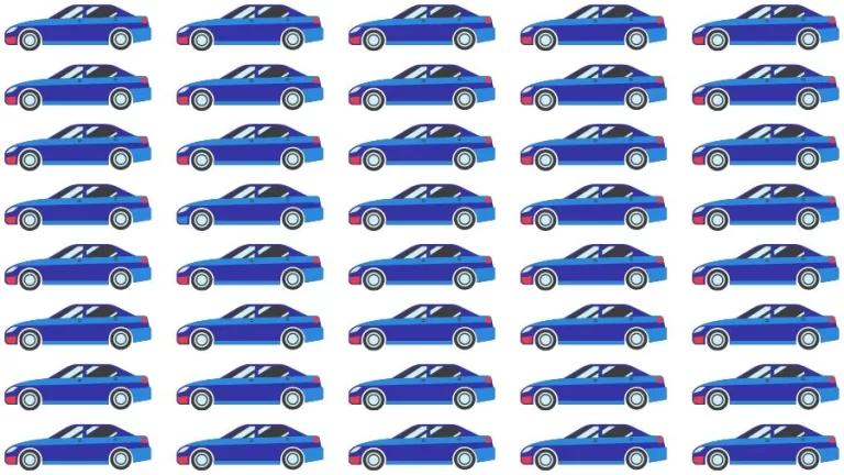 Optical Illusion Brain Test: If you have Eagle Eyes find the Odd Car in 15 Seconds