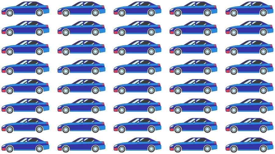 Optical Illusion Brain Test: If you have Eagle Eyes find the Odd Car in 15 Seconds