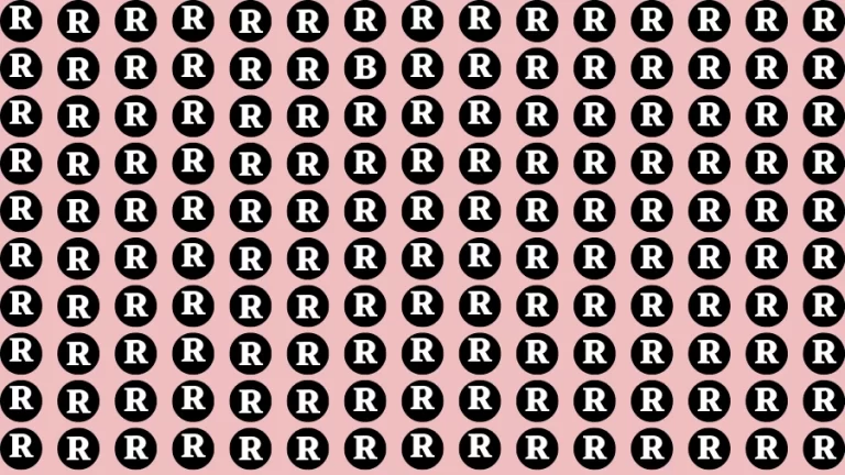 Test Visual Acuity: If you have Eagle Eyes Find the Letter B among R in 12 Secs