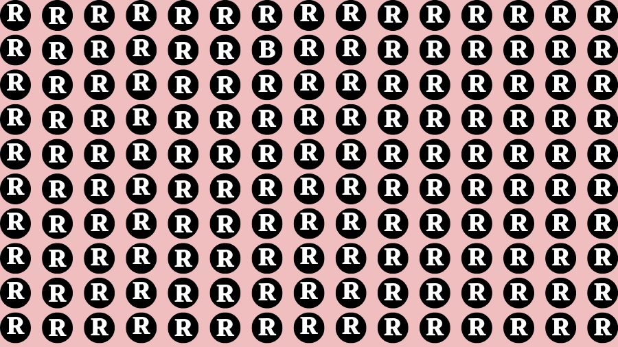 Test Visual Acuity: If you have Eagle Eyes Find the Letter B among R in 12 Secs