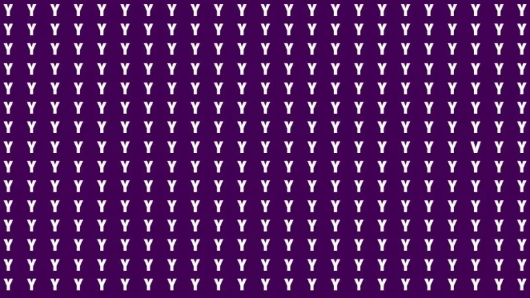 Optical Illusion Brain Test: If you have Sharp Eyes Find the Letter V in 20 Secs