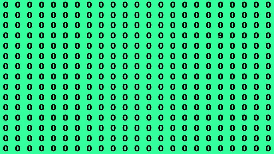 Optical Illusion Brain Challenge: If you have Hawk Eyes Find the Number 9 in 15 Secs