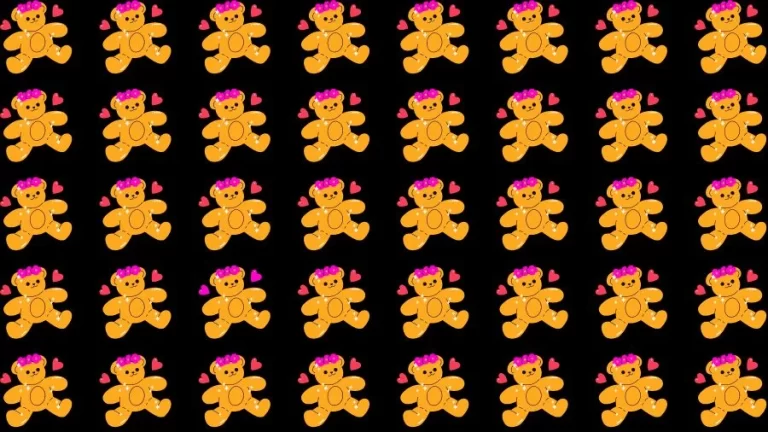 Optical Illusion Brain Test: If you have Eagle Eyes find the Odd Teddy in 8 Seconds