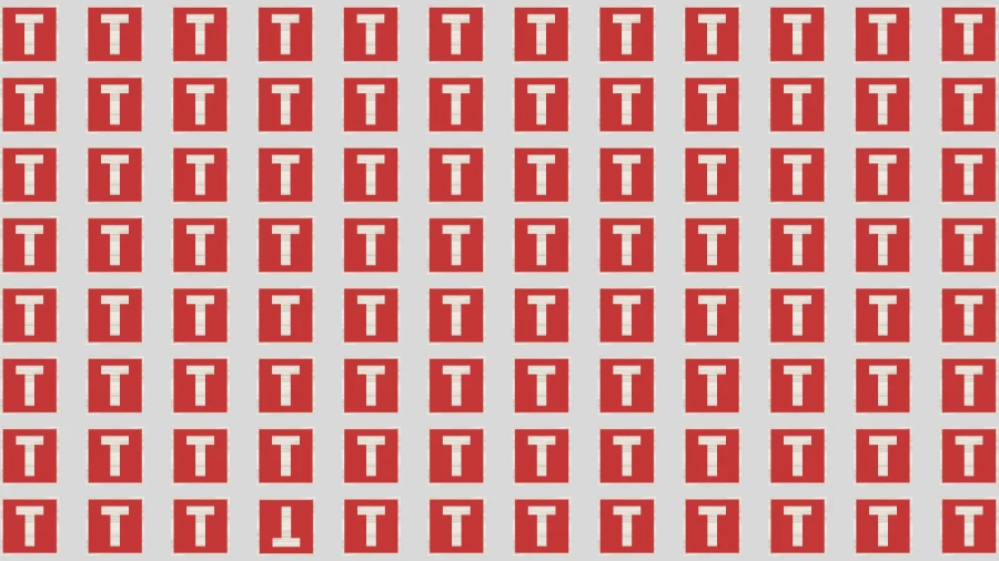 Observation Brain Test: If you have 50/50 Vision Find the Inverted T in 15 Secs