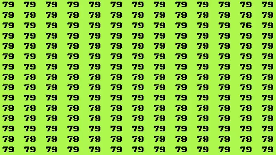 Optical Illusion Brain Challenge: If you have Hawk Eyes Find the Number 76 in 15 Secs