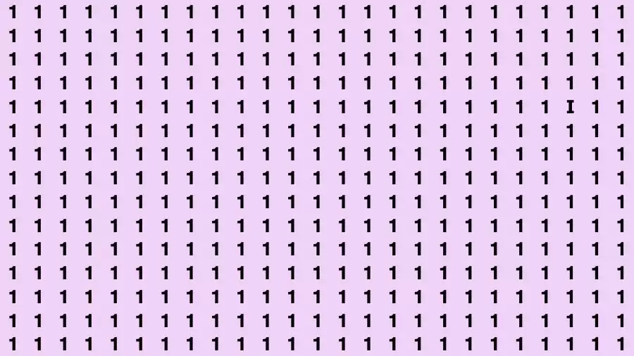 Optical Illusion Brain Challenge: If you have 50/50 Vision Find the Letter I in 12 Secs