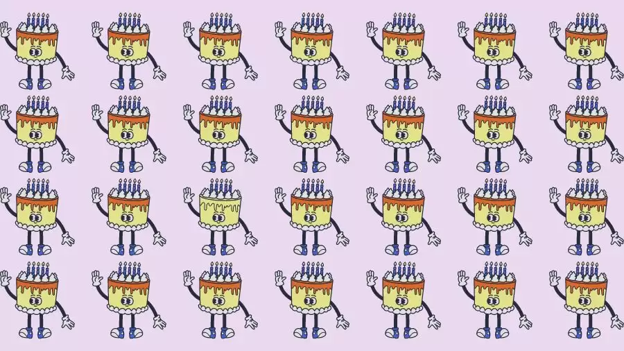 Optical Illusion Brain Test: If you have Eagle Eyes find the Odd cake in 8 Seconds