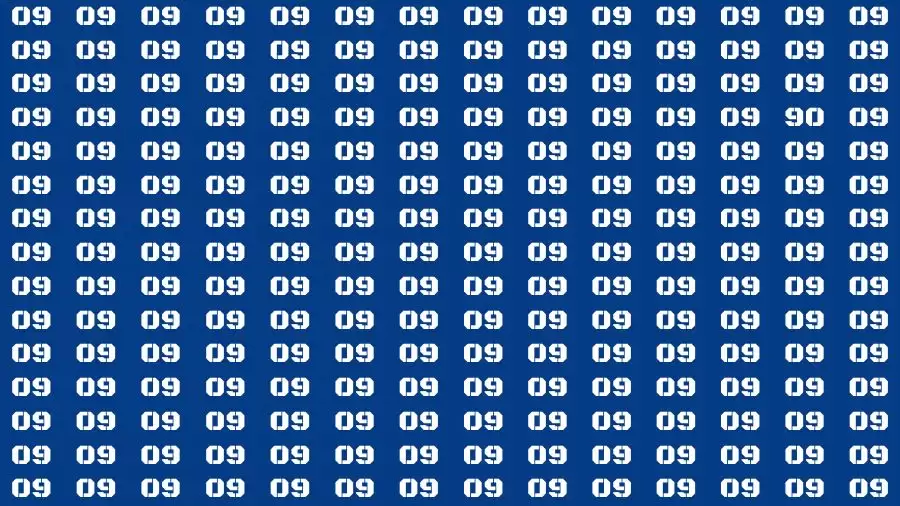 Optical Illusion Brain Challenge: If you have 50/50 Vision Find the number 90 in 12 Secs