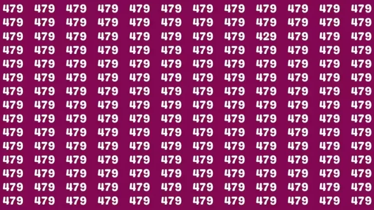 Optical Illusion Brain Challenge: If you have Hawk Eyes Find the Number 429 in 15 Secs