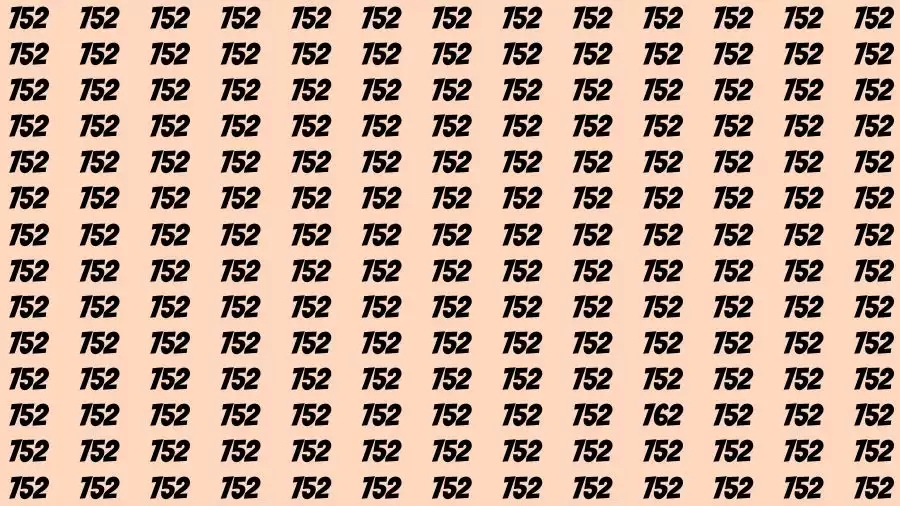 Optical Illusion Brain Challenge: If you have Hawk Eyes Find the Number 762 among 752 in 15 Secs