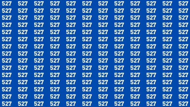 Optical Illusion Brain Challenge: If you have 50/50 Vision Find the number 577 in 12 Secs