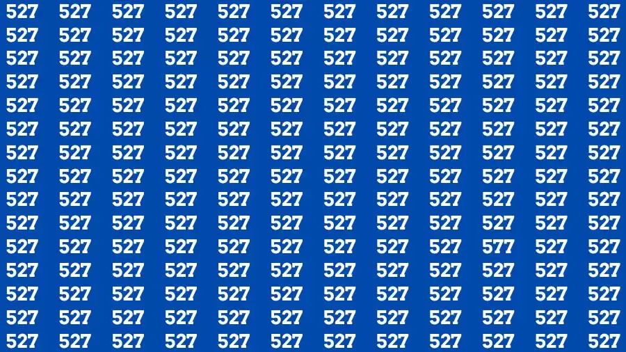 Optical Illusion Brain Challenge: If you have 50/50 Vision Find the number 577 in 12 Secs