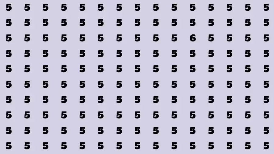 Optical Illusion Brain Challenge: If you have 50/50 Vision Find the number 6 in 12 Secs