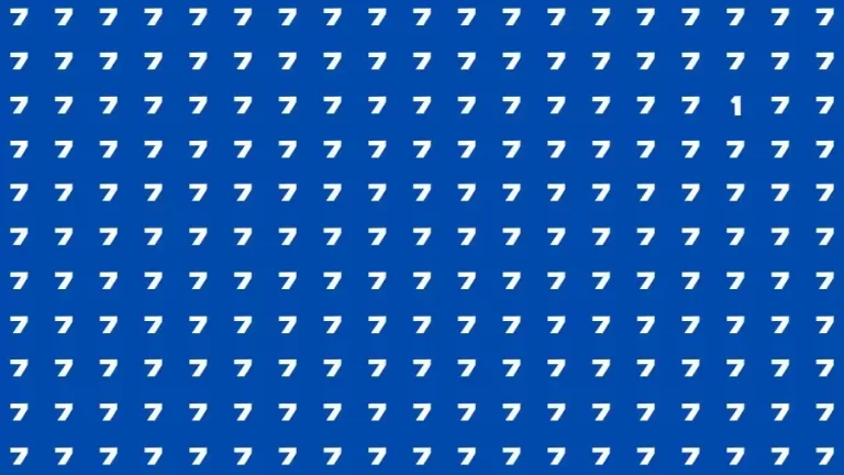 Observation Skill Test: If you have Eagle Eyes Find the Number 1 in 9 Secs