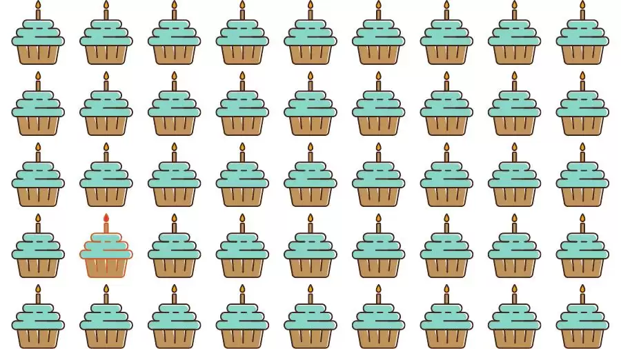 Optical Illusion Brain Test: If you have Sharp Eyes Find the Odd Cake in 8 Secs