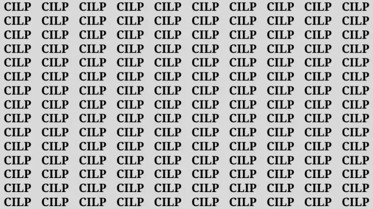 Observation Brain Challenge: If you have Eagle Eyes Find the word Clip In 18 Secs