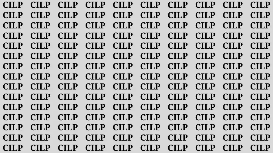 Observation Brain Challenge: If you have Eagle Eyes Find the word Clip In 18 Secs