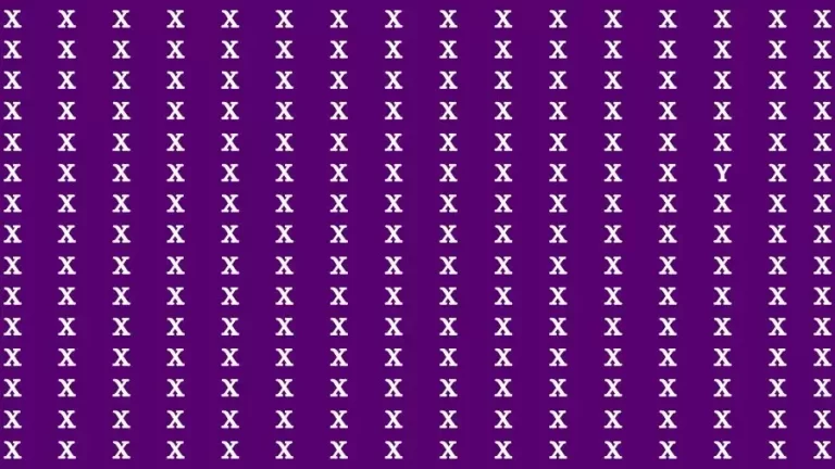 Optical Illusion Brain Challenge: If you have Hawk Eyes Find the Letter Y in 11 Secs