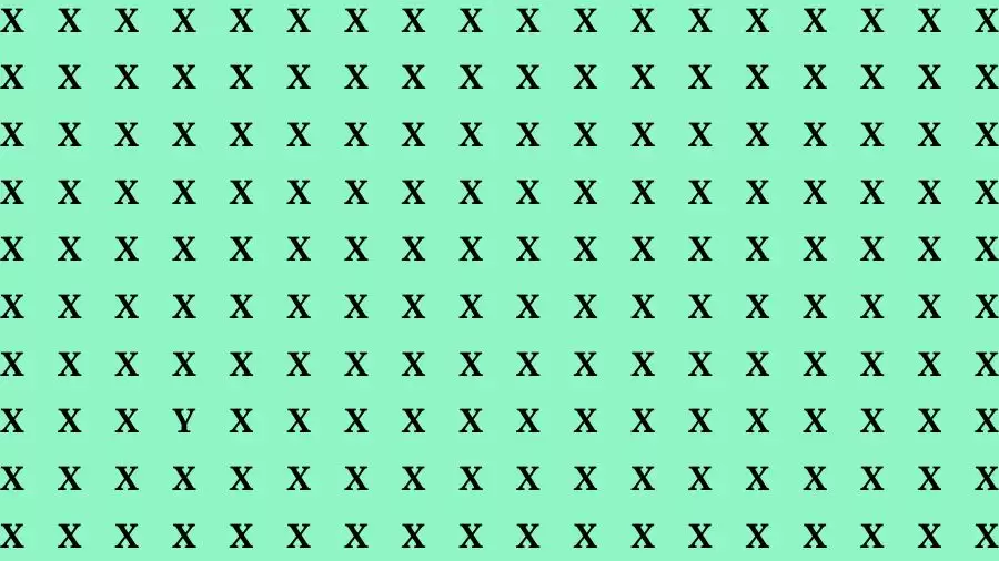 Optical Illusion Brain Challenge: If you have Hawk Eyes Find the Letter Y in 15 Secs