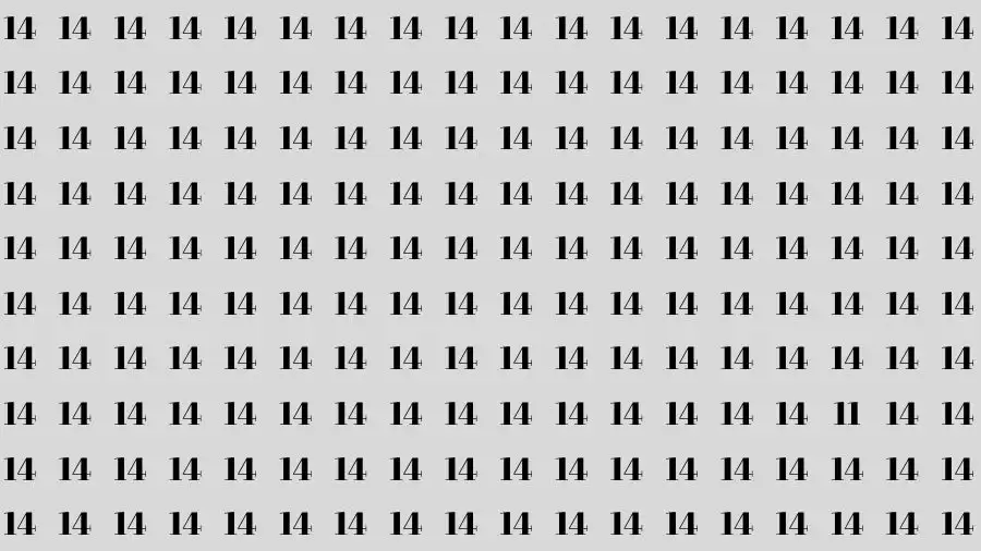 Brain Test: If you have Eagle Eyes Find the Number 11 in 15 Secs