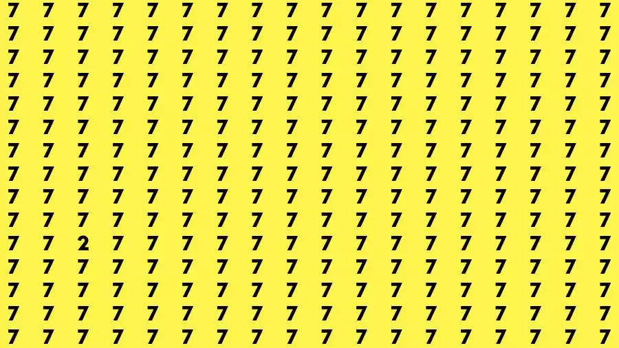 Optical Illusion Brain Challenge: If you have Hawk Eyes Find the Number 2 in 15 Secs