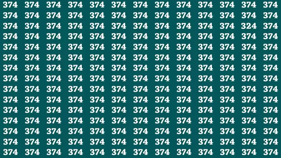 Optical Illusion Brain Test: If you have Sharp Eyes Find the number 324 in 20 Secs