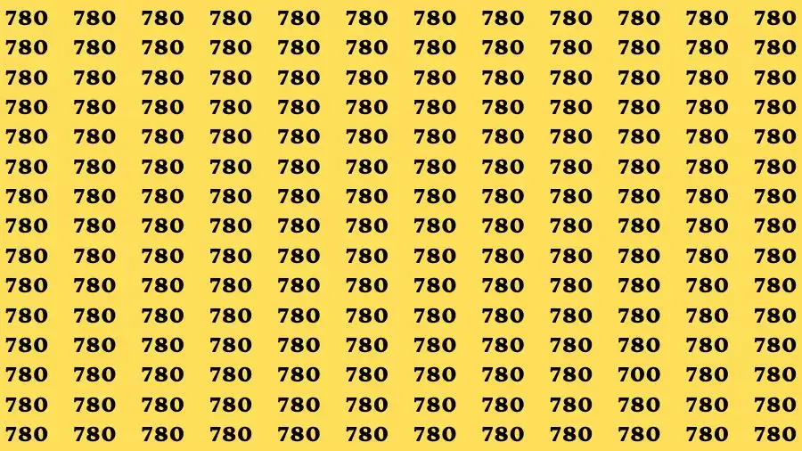 Brain Teaser: If you have Eagle Eyes Find the Number 700 in 15 Secs