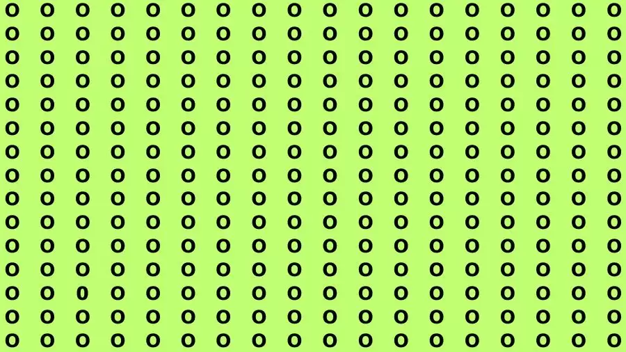 Optical Illusion Brain Test: If you have Eagle Eyes Find the Number 0 in 15 Secs