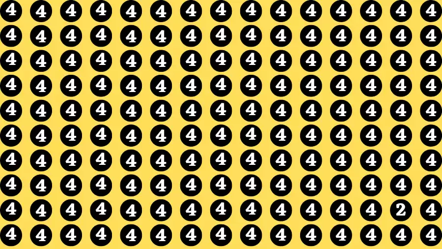 Brain Test: If you have Eagle Eyes Find the Number 2 in 15 Secs