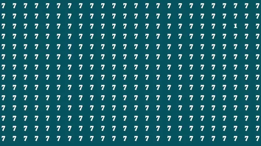 Observation Skill Test: If you have Sharp Eyes Find the Number 1 in 15 Secs